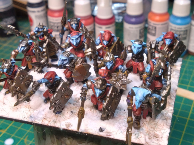 Painting my first regiment