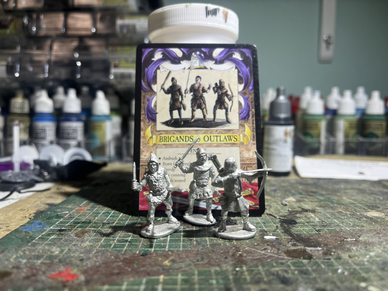 You can’t have knights without peasants! I’m planning to have a little fun with these, I’m just going to throw colours at these and see what happens