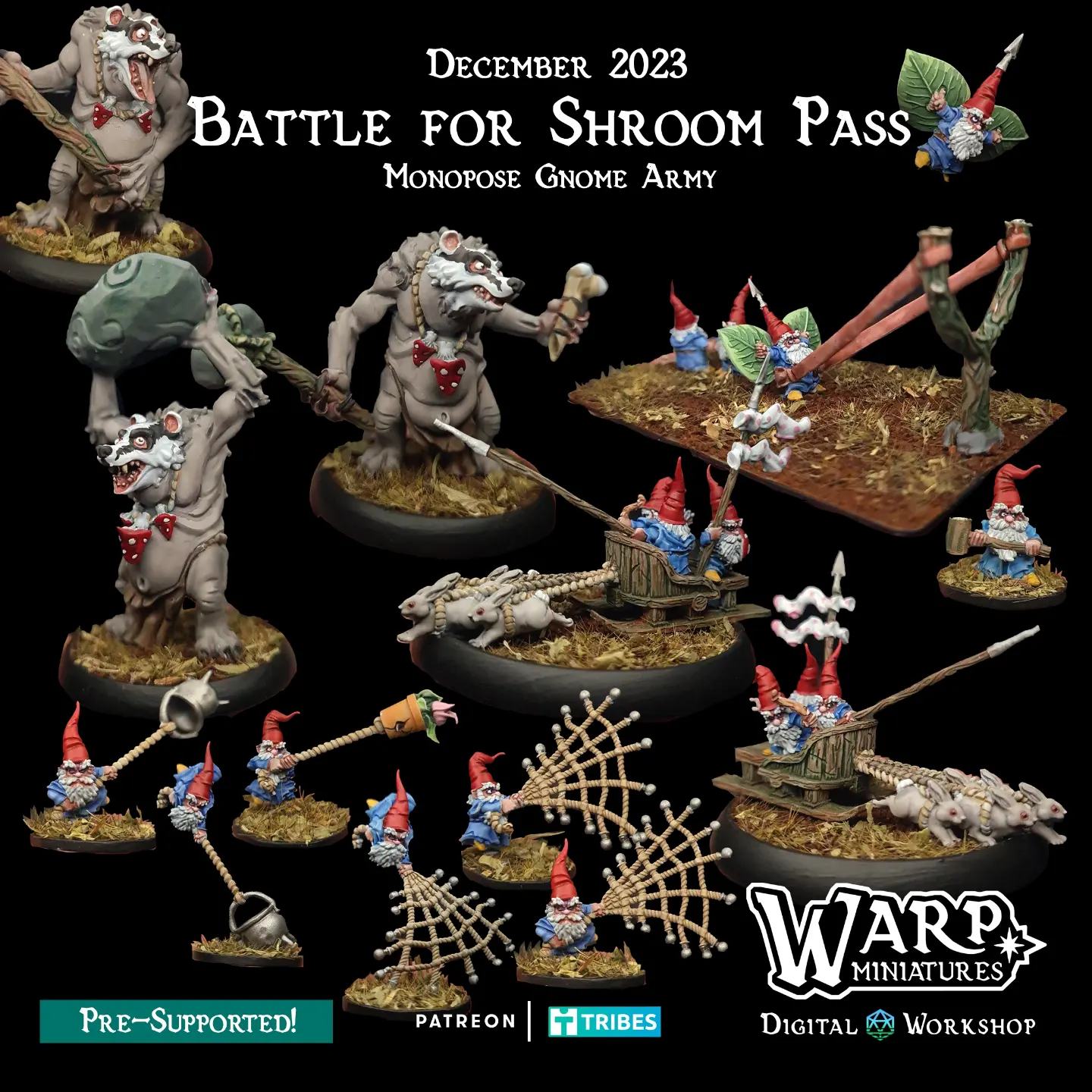 Battle For Shroom Pass December - Warp Miniatures