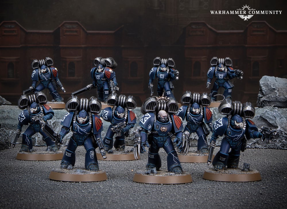 Night Lords Assault Squad - Warhammer The Horus Heresy