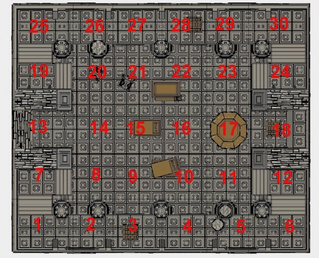 This is the layout for the parts.  Thank goodness Mike has labeled everything.  Only one more row to print which he says I should receive by mid-February.