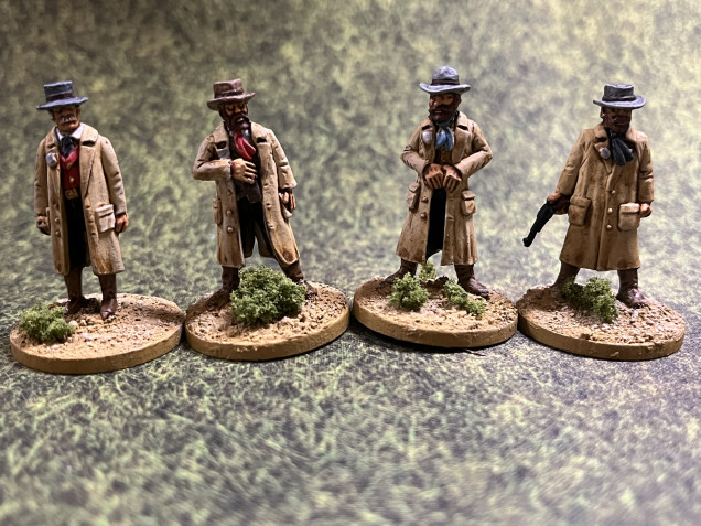 The  Pinkertons. Basically elite mercenaries, they only have 4 models. 