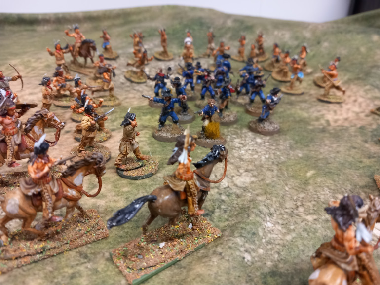 So far so good. What I need now is mounted 7th cavalry and some scenery pieces for the frontier scenarios 