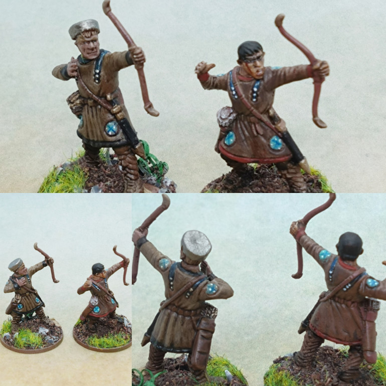 I like this flat helm's for archers and slingers. I will maybe take some of their tunics closer to grey and beige. 