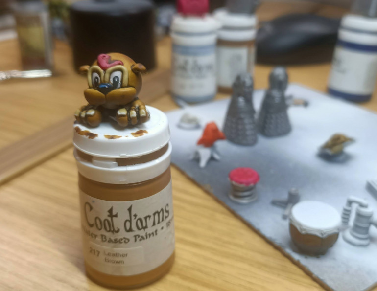 Painting up some miniatures