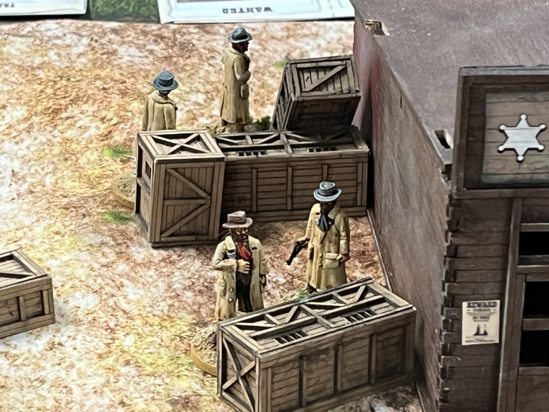 … they regroup at the jail, covering both the front and back.