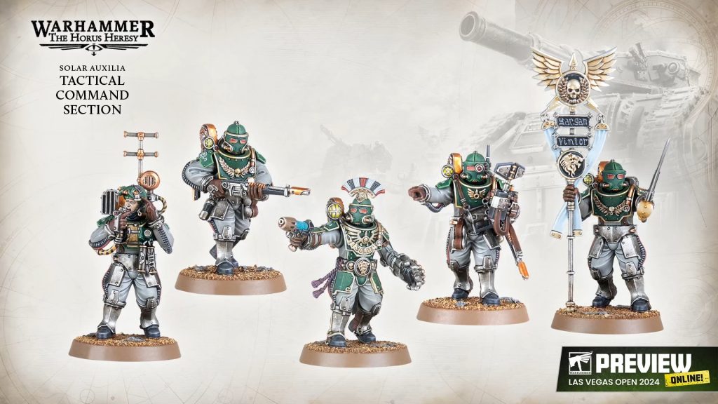 New Plastic Solar Auxilia Join Warhammer: The Horus Heresy – OnTableTop ...