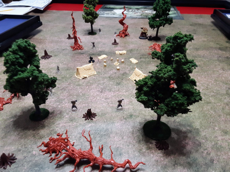 The Goblins surround and attack the camp!