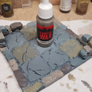 Painting a Tiled Dungeon Room