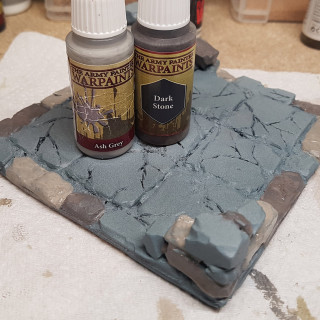 Painting a Tiled Dungeon Room