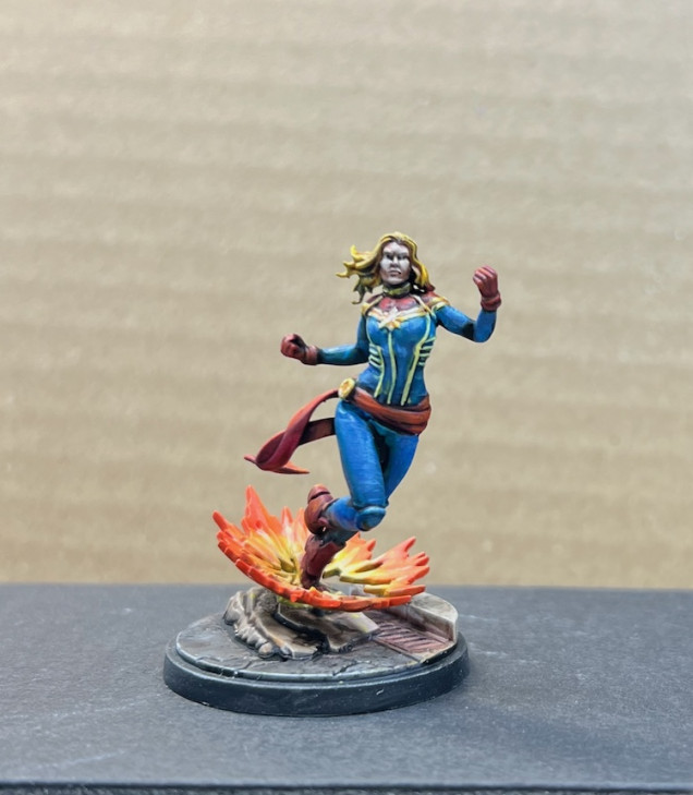 Captain Marvel Takes to the Skies