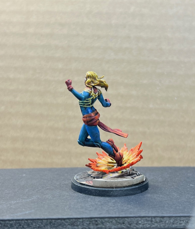 Captain Marvel Takes to the Skies