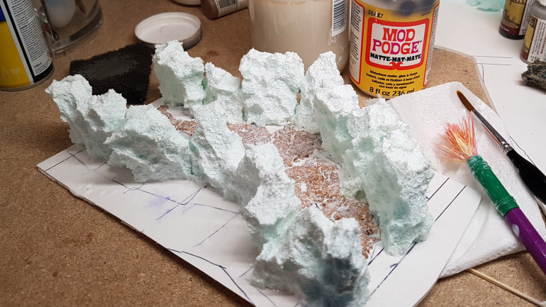 Making A Cavern Corridor for Dungeon Delving Part 2