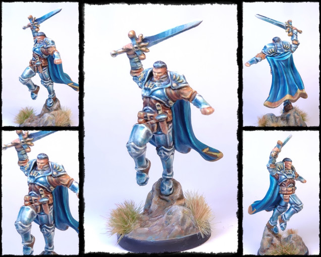 Blue Human Paladin