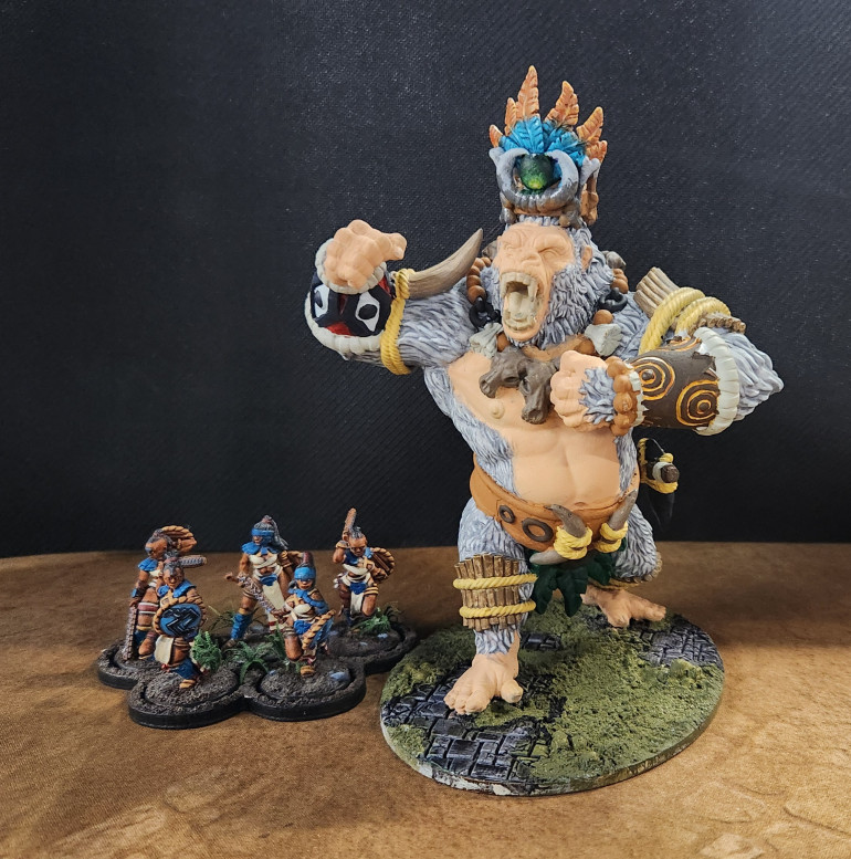 Look upon his great furry fury and tremble