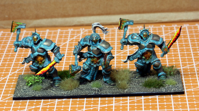 A regiment of Ogrion Bersekers have 2 single-handed weapons.
