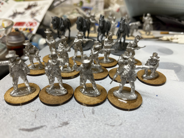 These US cavalry troopers arrived today. They’re from Brigade Games Plains War Kickstarter. 