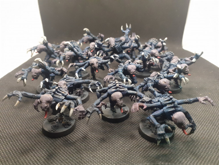 Space bugs are dry and ak ultra matt varnished