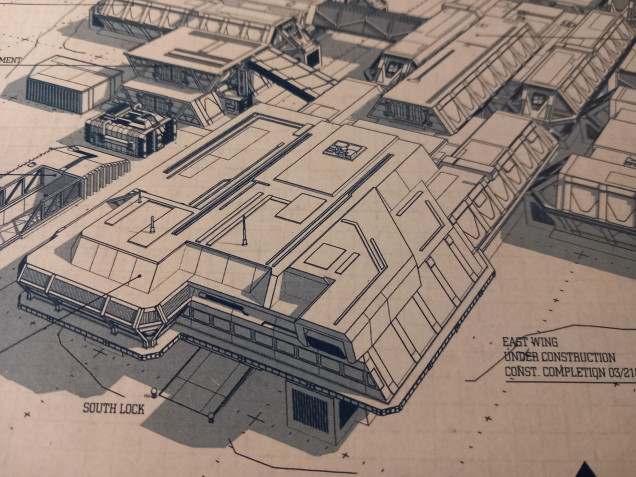 The outer walls I've been attempting to replicate. The operations block shape