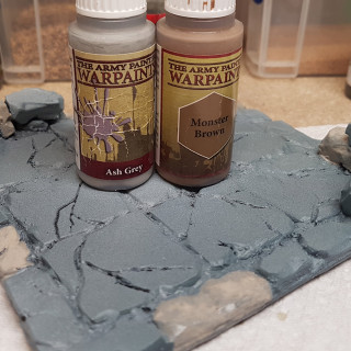 Painting a Tiled Dungeon Room