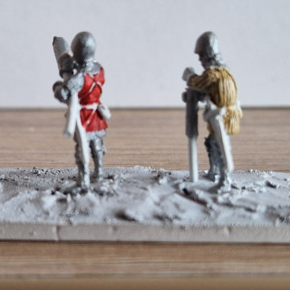 Spearmen and Handgunners, adding in a bit of colour