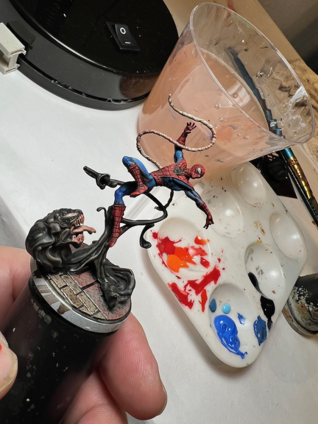 Spiderman is coming along nicely