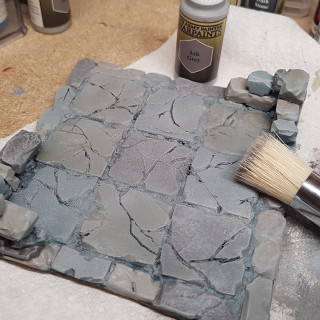 Painting a Tiled Dungeon Room