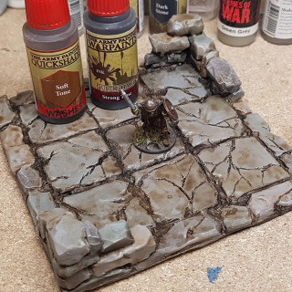 Painting a Tiled Dungeon Room