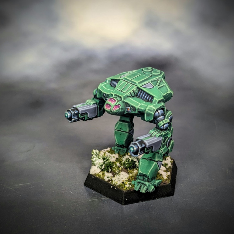 The Clan Jade Falcon Star is finished. From the Alpha Strike box.