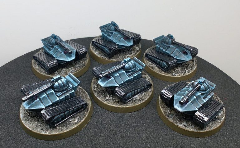 Anti-Bot Tank Drones finished