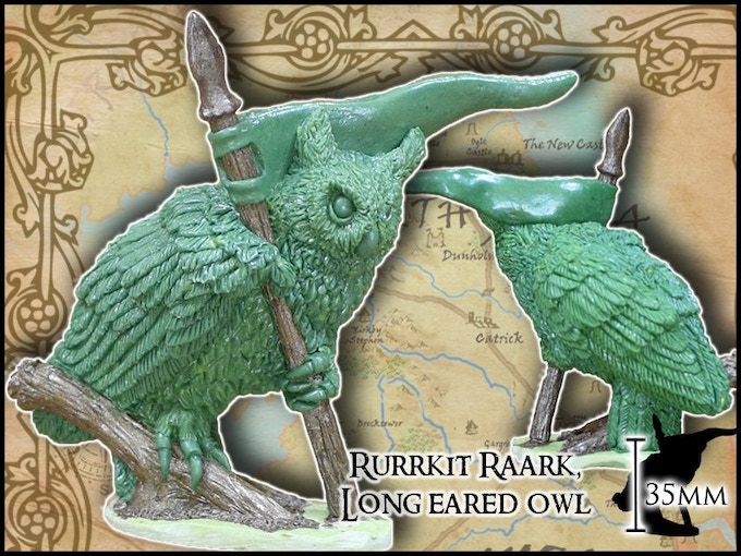 Rurrkit Raark Long Eared Owl - Burrows & Badgers