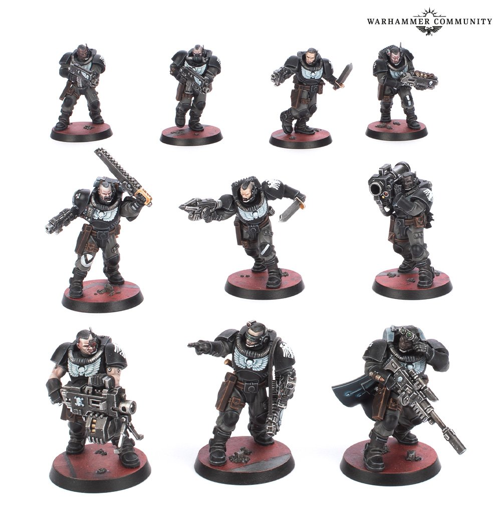 thumbnail image 2 of Warhammer 40k: Space Marines Infernus Flamer Squad - NEW Unassembled & Unpainted 2 of 5