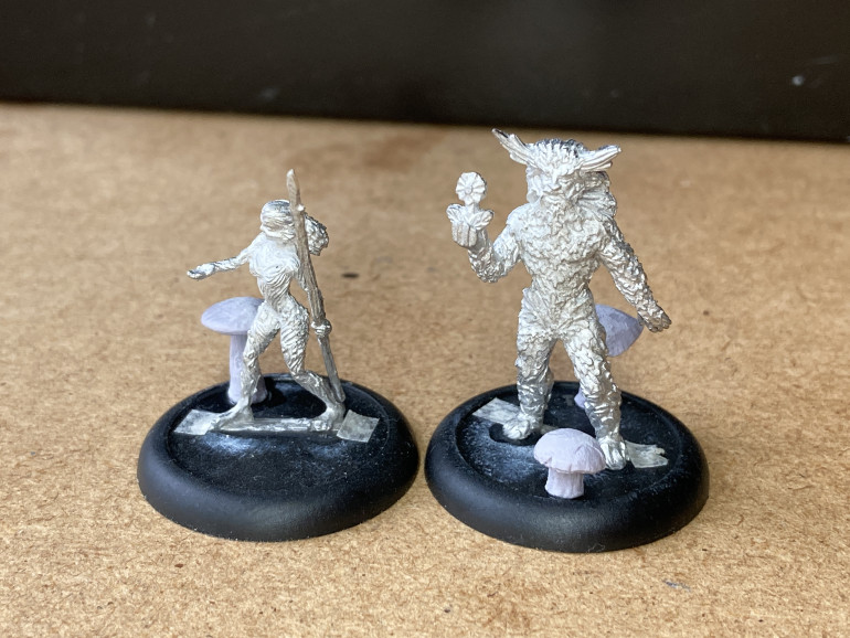 Wood Nymph and Green Man