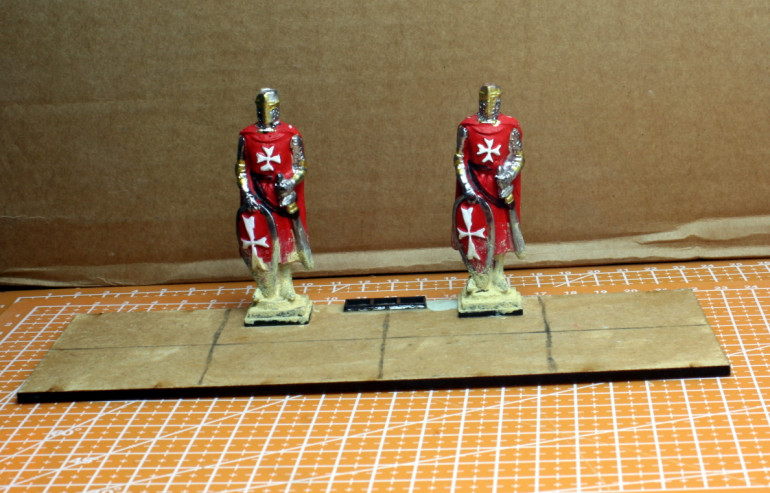 The knight statues were the top part of a souvenir pen sold to tourists.