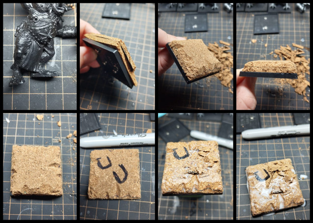 Stages to the Doombull cork base