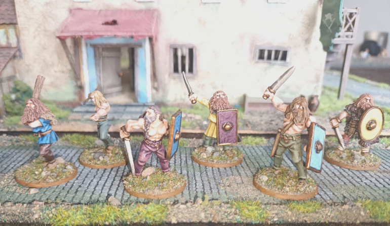 The local Germanic warband, again looking for shield decals.