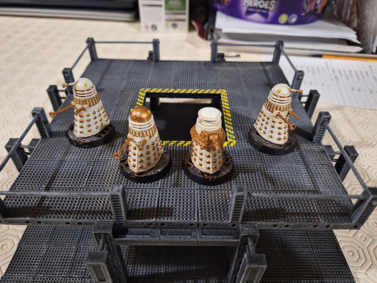 As the howl terrain system was inspired by a Dalek drop ship from the Silvester McCoy era I had to have a 