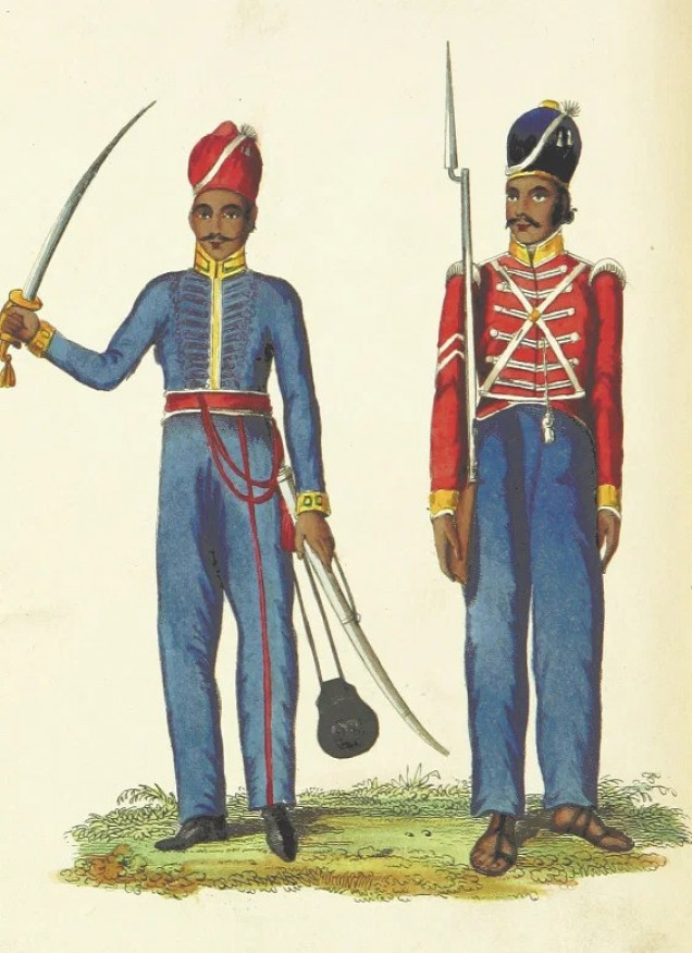 1839: 27th Regiment of Madras Native Infantry