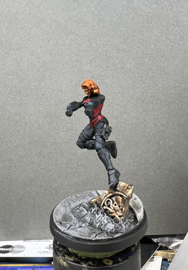 I got the set for Hawkeye but really like this Black Widow model.