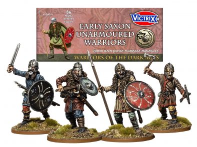 Victrix - Early Saxon Unarmoured Warriors Figurines Neuves