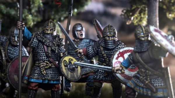 28mm Early Saxon Armoured Warriors Join Victrix’s Warband