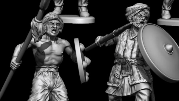 Victrix Miniatures Preview Their New 28mm Islamic Infantry