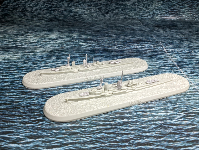 Assembled K-Class Light Cruisers Köln and Königsberg