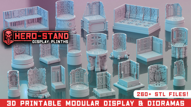 Hero-Stand Display Plinths & Dioramas