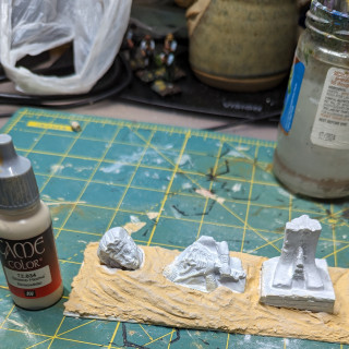 Some Terrain - part 2: painting