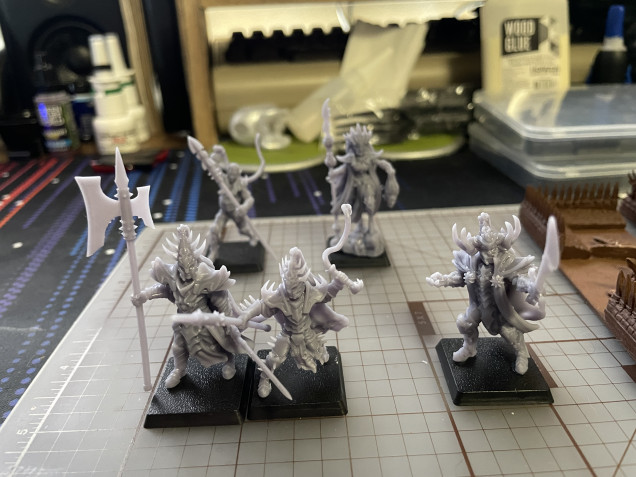 a clutch of Dark Elves