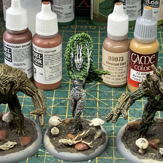 Painting the Bases and the first Finished Models