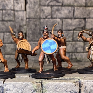 Painted up 10 Aztec novices