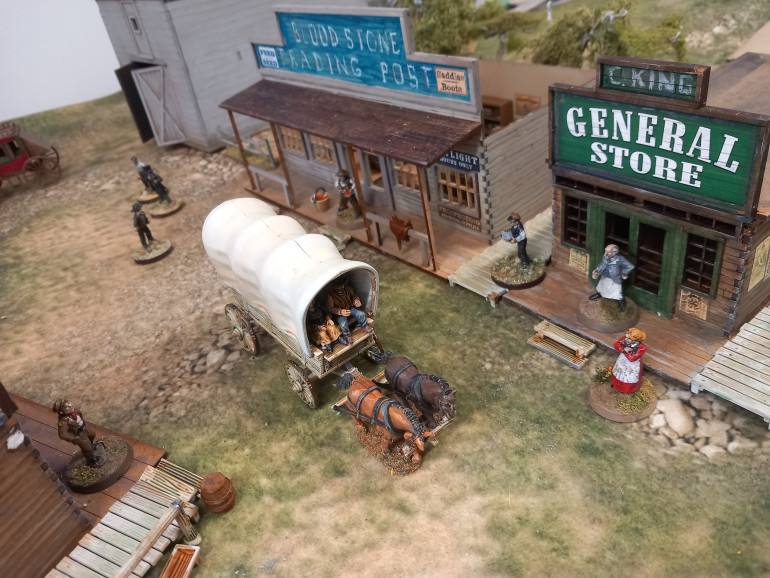 I picked up the Dead man's hand scenery pieces at salute to add to my old west collection