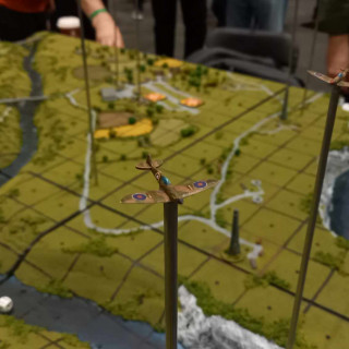 The Maidstone Wargames Society Put On The Battle Of Britain In 1/300 Scale | Salute 2024